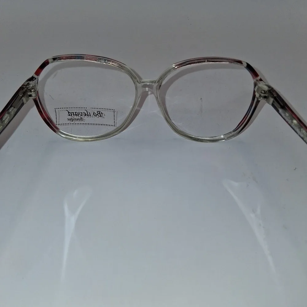Boulevard Boutique Eyeglasses Frames 2102  52-18-135 Blue/Crystal FRAMES ONLY